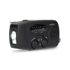 Nedis Noodradio | Nedis | AM | FM (Zaklamp, Opwindbaar, Zonnepaneel, USB) RDFMCR2000BK K010308011 - 1
