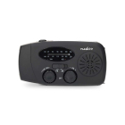 Nedis Noodradio | Nedis | AM | FM (Zaklamp, Opwindbaar, Zonnepaneel, USB) RDFMCR2000BK K010308011 - 2