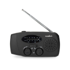 Nedis Noodradio | Nedis | AM | FM (Zaklamp, Opwindbaar, Zonnepaneel, USB) RDFMCR2000BK K010308011 - 3