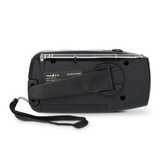 Nedis Noodradio | Nedis | AM | FM (Zaklamp, Opwindbaar, Zonnepaneel, USB) RDFMCR2000BK K010308011 - 6