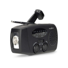Nedis Noodradio | Nedis | AM | FM (Zaklamp, Opwindbaar, Zonnepaneel, USB) RDFMCR2000BK K010308011 - 8