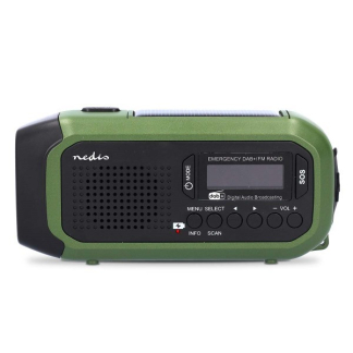 Nedis Noodradio | Nedis | DAB+ | FM (5W, Zonnepaneel, USB A, USB C) RDDBCR2000GN K010308007 - 2