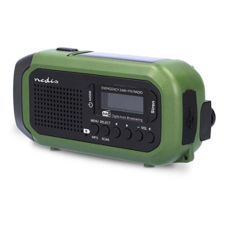 Nedis Noodradio | Nedis | DAB+ | FM (5W, Zonnepaneel, USB A, USB C) RDDBCR2000GN K010308007 - 6