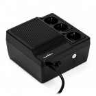 Nedis Noodstroomvoorziening - Nedis - 3 aansluitingen (600VA, 300W, Tot 8 minuten) UPSD600VBK K030901101 Nedis Noodstroomvoorziening - Nedis - 3 aansluitingen (600VA, 300W, Tot 8 minuten) UPSD600VBK K030901101