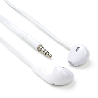 Nedis Oordopjes | Nedis | 1.2 meter (Mini jack, In Ear, Microfoon, Wit) HPWD2021WT K170108330 - 1
