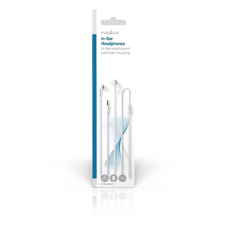 Nedis Oordopjes | Nedis | 1.2 meter (Mini jack, In Ear, Microfoon, Wit) HPWD2021WT K170108330 - 5