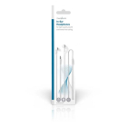 Nedis Oordopjes | Nedis | 1.2 meter (Mini jack, In Ear, Microfoon, Wit) HPWD2021WT K170108330 - 5