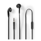 Oordopjes | Nedis | 1.2 meter (Mini jack, In Ear, Microfoon, Zwart)