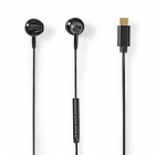 Nedis Oordopjes | Nedis | 1.2 meter (USB C, In ear, Microfoon, Spraakbediening) HPWD2071BK K170105040 Nedis Oordopjes | Nedis | 1.2 meter (USB C, In ear, Microfoon, Spraakbediening) HPWD2071BK K170105040