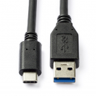 Nedis Oppo oplaadkabel | USB A ↔ USB C | 1 meter (USB 3.1, 60W, 10 Gbps, 100% koper, Zwart) CCGP61650BK10 CCGW61650BK10 O010221015 - 1