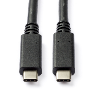 Nedis Oppo oplaadkabel | USB C ↔ USB C | 1 meter (USB 3.0, 60W, 5 Gbps, Vertind koper) CCGB64700BK10 CCGL64700BK10 CCGP64700BK10 O010214001 - 1