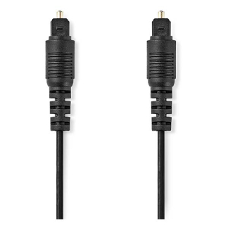 Nedis Optische kabel | M ↔ M | Toslink | Nedis | 10 meter CAGL25000BK100 CAGP25000BK100 N010304004 - 1