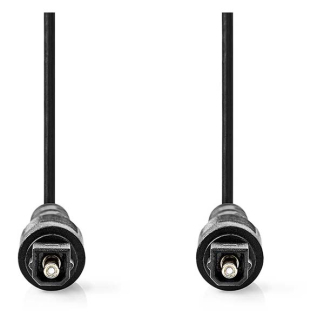 Nedis Optische kabel | M ↔ M | Toslink | Nedis | 10 meter CAGL25000BK100 CAGP25000BK100 N010304004 - 2
