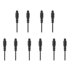 Nedis Optische kabel | M ↔ M | Toslink | Nedis | 1 meter | 5 stuks CAGL25000BK10 CAGP25000BK10 V010304000 - 1