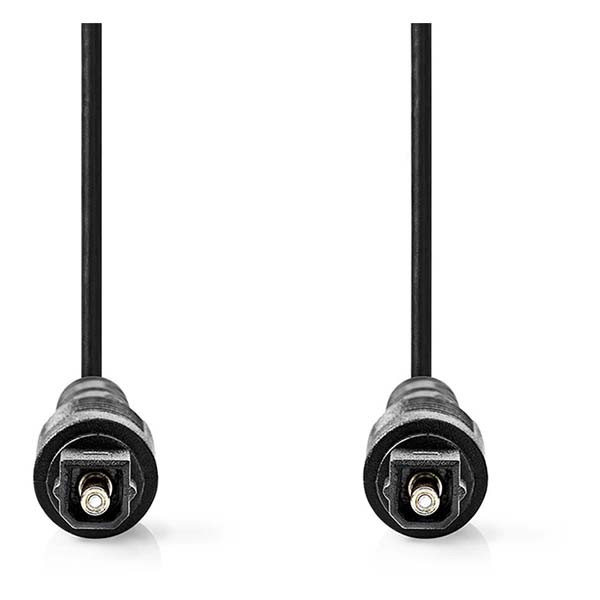 Nedis Optische kabel | M ↔ M | Toslink | Nedis | 1 meter CAGL25000BK10 CAGP25000BK10 N010304000 - 2