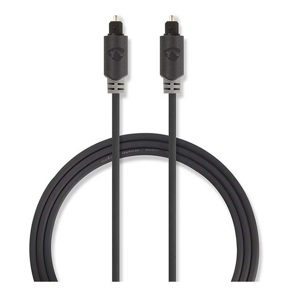 Nedis Optische kabel | M ↔ M | Toslink | Nedis | 1 meter (Trekontlasting) CABP25000AT10 CABW25000AT10 K010304030 - 3
