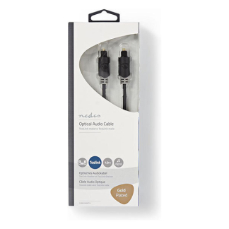 Nedis Optische kabel | M ↔ M | Toslink | Nedis | 1 meter (Trekontlasting) CABP25000AT10 CABW25000AT10 K010304030 - 4