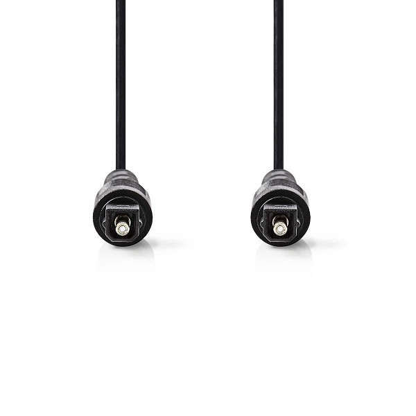 Nedis Optische kabel | M ↔ M | Toslink | Nedis | 2 meter CAGL25000BK20 CAGP25000BK20 N010304001 - 1