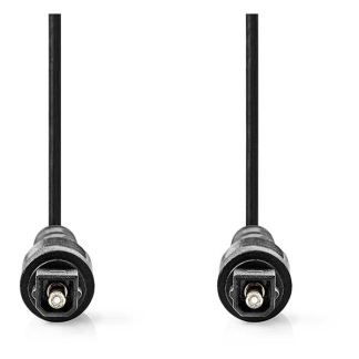 Nedis Optische kabel | M ↔ M | Toslink | Nedis | 2 meter CAGL25000BK20 CAGP25000BK20 N010304001 - 3