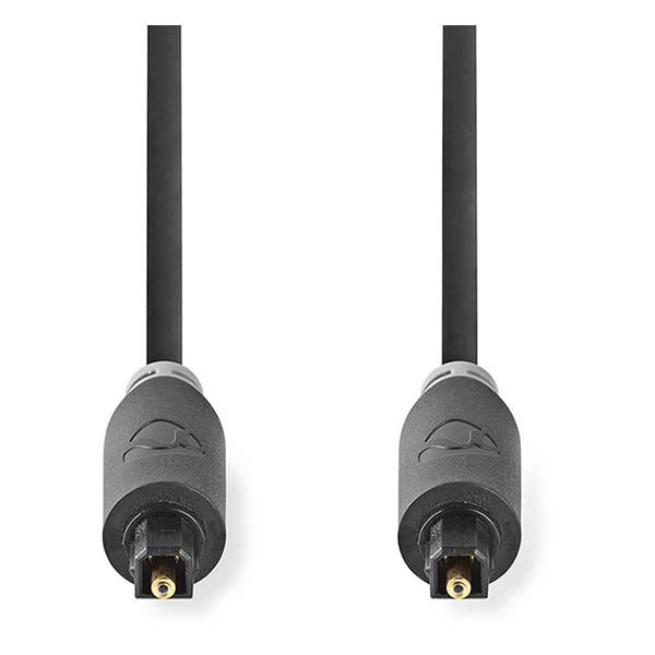 Nedis Optische kabel | M ↔ M | Toslink | Nedis | 2 meter (Trekontlasting) CABW25000AT20 K010304031 - 1