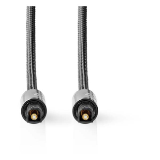 Nedis Optische kabel | M ↔ M | Toslink | Nedis | 2 meter (Verguld) CATB25000GY20 K010214249 - 2