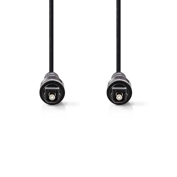 Nedis Optische kabel | M ↔ M | Toslink | Nedis | 3 meter CAGL25000BK30 CAGP25000BK30 N010304002 - 1