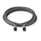 Nedis Optische kabel | M ↔ M | Toslink | Nedis | 3 meter (Verguld) CATB25000GY30 K010214250 - 3