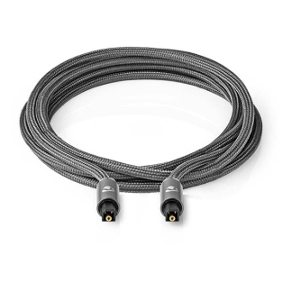 Nedis Optische kabel | M ↔ M | Toslink | Nedis | 5 meter (Verguld) CATB25000GY50 K010214315 - 3