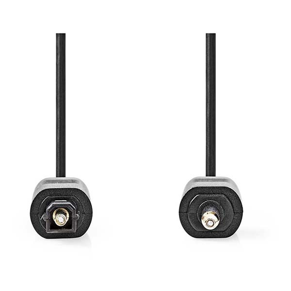 Nedis Optische kabel | M ↔ M | Toslink naar mini Toslink | Nedis | 1 meter CAGL25100BK10 CAGP25100BK10 N010304100 - 2