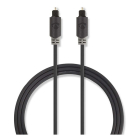 Nedis Optische kabel | Nedis | 1 meter (Toslink, Trekontlasting) CABP25000AT10 CABW25000AT10 K010304030 - 3