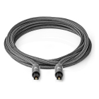 Nedis Optische kabel | Nedis | 1 meter (Toslink, Verguld) CATB25000GY10 K010214248 - 2
