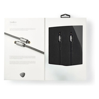 Nedis Optische kabel | Nedis | 1 meter (Toslink, Verguld) CATB25000GY10 K010214248 - 7