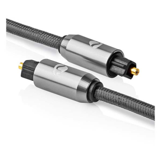 Nedis Optische kabel | Nedis | 3 meter (Toslink, Verguld) CATB25000GY30 K010214250 - 4