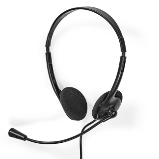 Nedis PC headset | Nedis (Bedraad, USB C, USB A, 1.8 m) CHSTU110BK K170105076