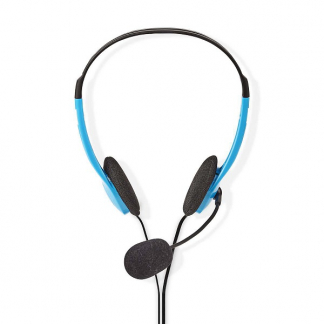 Nedis PC headset | Nedis (Microfoon, 2x Jack 3.5 mm, 2.0 m, Blauw) CHST100BU K170105072 - 