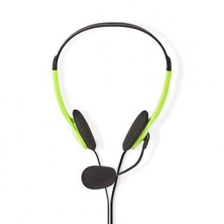 Nedis PC headset | Nedis (Microfoon, 2x Jack 3.5 mm, 2.0 m, Groen) CHST100GN K170105073 - 1
