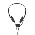 PC headset | Nedis (Microfoon, 2x Jack 3.5 mm, 2.0 m, Zwart)