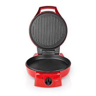 Nedis Pizzamaker | Nedis | Ø 30 cm (1800W, Tafelgrillfunctie, Pannenkoekenmaker) FCPM100FRD K170108139 - 1