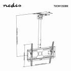 Nedis Plafondbeugel | Nedis | 42 tot 65 inch (Draai en kantelbaar, Verstelbaar, Max. 45 kg) TVCM1350BK N101501016 - 5