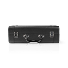 Nedis Platenspeler | Nedis | 18W (Koffer met handvat, 33/45/78 rpm, Riemaandrijving, RCA, Ingebouwde versterker) TURN210BK K070501403 - 3