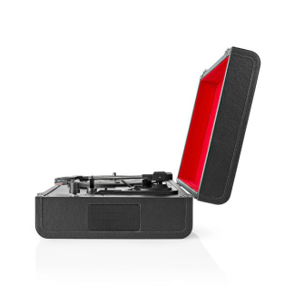 Nedis Platenspeler | Nedis | 18W (Koffer met handvat, 33/45/78 rpm, Riemaandrijving, RCA, Ingebouwde versterker) TURN210BK K070501403 - 4