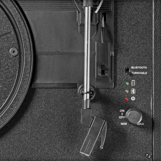 Nedis Platenspeler | Nedis | 18W (Koffer met handvat, 33/45/78 rpm, Riemaandrijving, RCA, Ingebouwde versterker) TURN210BK K070501403 - 7