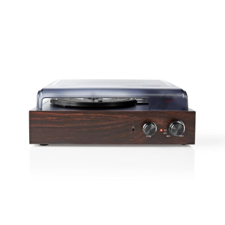 Nedis Platenspeler | Nedis | 18W (Mp3-conversie, 33/45/78 rpm, Riemaandrijving, RCA, Ingebouwde versterker) TURN220BN K070501402 - 3