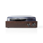 Nedis Platenspeler | Nedis | 18W (Mp3-conversie, 33/45/78 rpm, Riemaandrijving, RCA, Ingebouwde versterker) TURN220BN K070501402 - 3