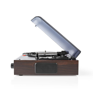 Nedis Platenspeler | Nedis | 18W (Mp3-conversie, 33/45/78 rpm, Riemaandrijving, RCA, Ingebouwde versterker) TURN220BN K070501402 - 4