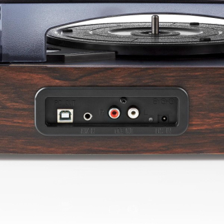 Nedis Platenspeler | Nedis | 18W (Mp3-conversie, 33/45/78 rpm, Riemaandrijving, RCA, Ingebouwde versterker) TURN220BN K070501402 - 8