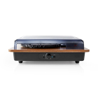 Nedis Platenspeler | Nedis | 9W (Bluetooth, 33/45/78 rpm, Riemaandrijving, RCA, Ingebouwde versterker) TURN200BN K070501401 - 3