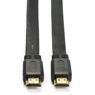 Nedis Platte HDMI kabel 1.4 | Nedis | 1.5 meter (4K@30Hz, Zwart) CVGL34100BK15 CVGP34100BK15 N010101126 - 1