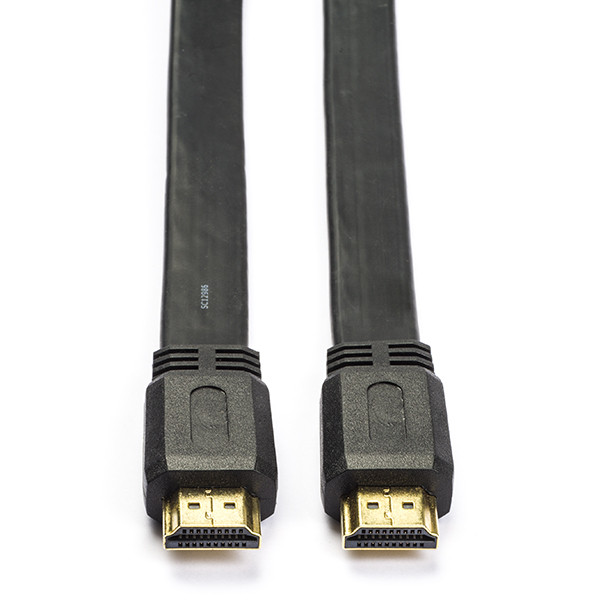 Nedis Platte HDMI kabel 1.4 | Nedis | 2 meter (4K@30Hz, Zwart) CVGL34100BK20 CVGP34100BK20 N010101127 - 1