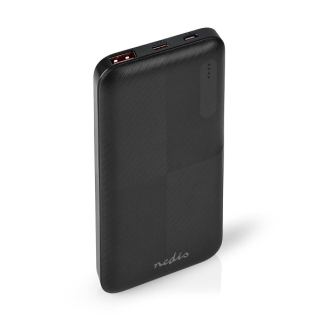 Nedis Powerbank | Nedis | 10.000 mAh (USB C Power Delivery, USB A Quick Charge, 18W) UPBKPD10000BK K170108301 - 1